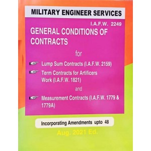 Puri Publication's Military Engineer Services [MES] General Conditions Of Contracts [August 2021 Edn.]